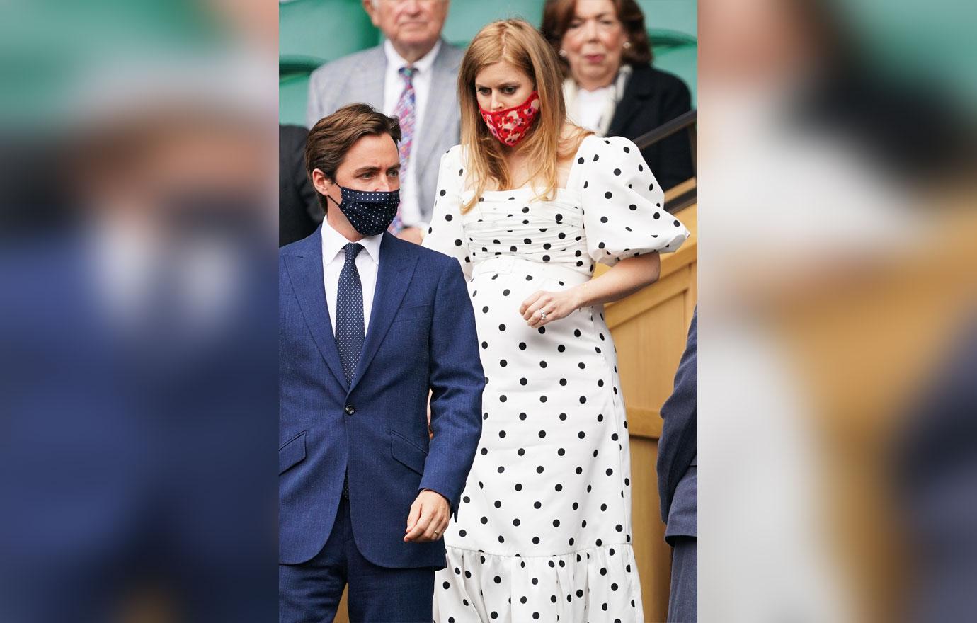 pregnant wimbeldon princess beatrice and husband edoardo