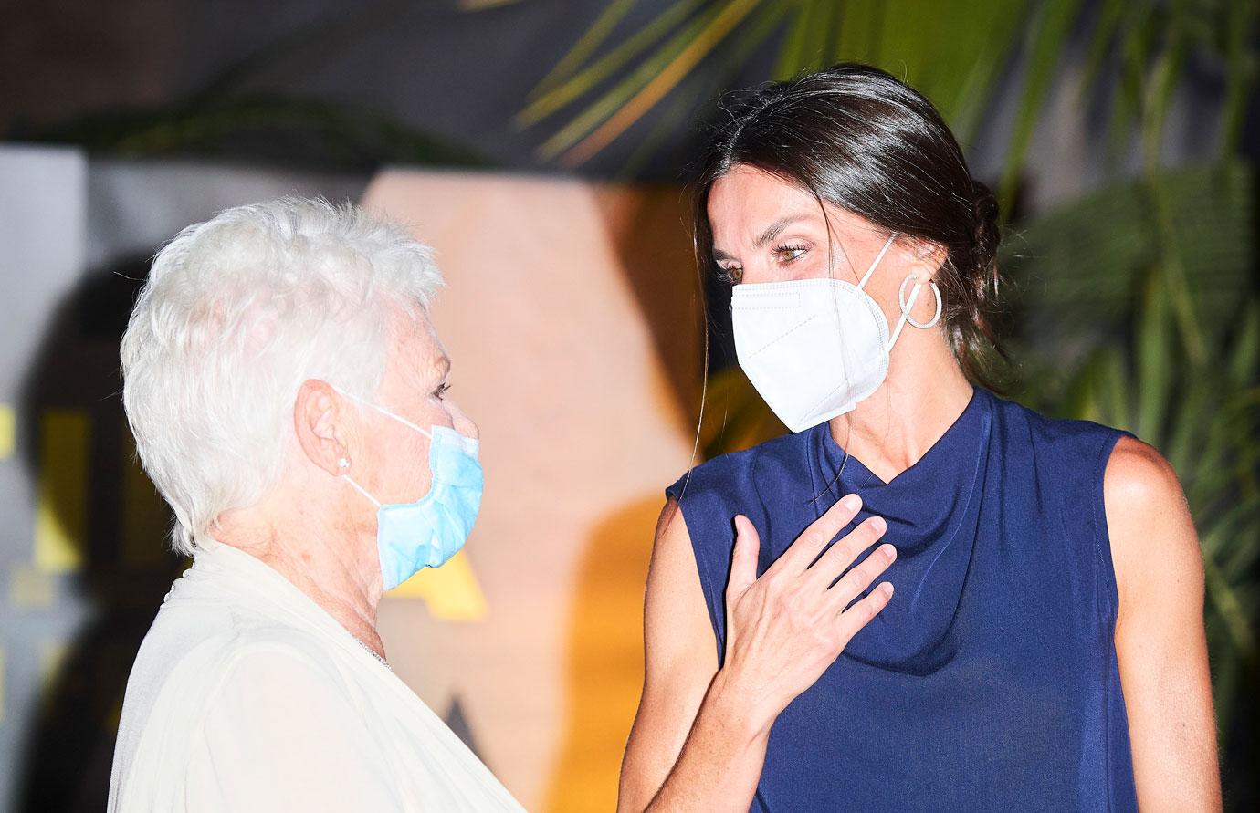 judi dench and queen letizia attend closing gala of the th edition of the atlantida mallorca film fest