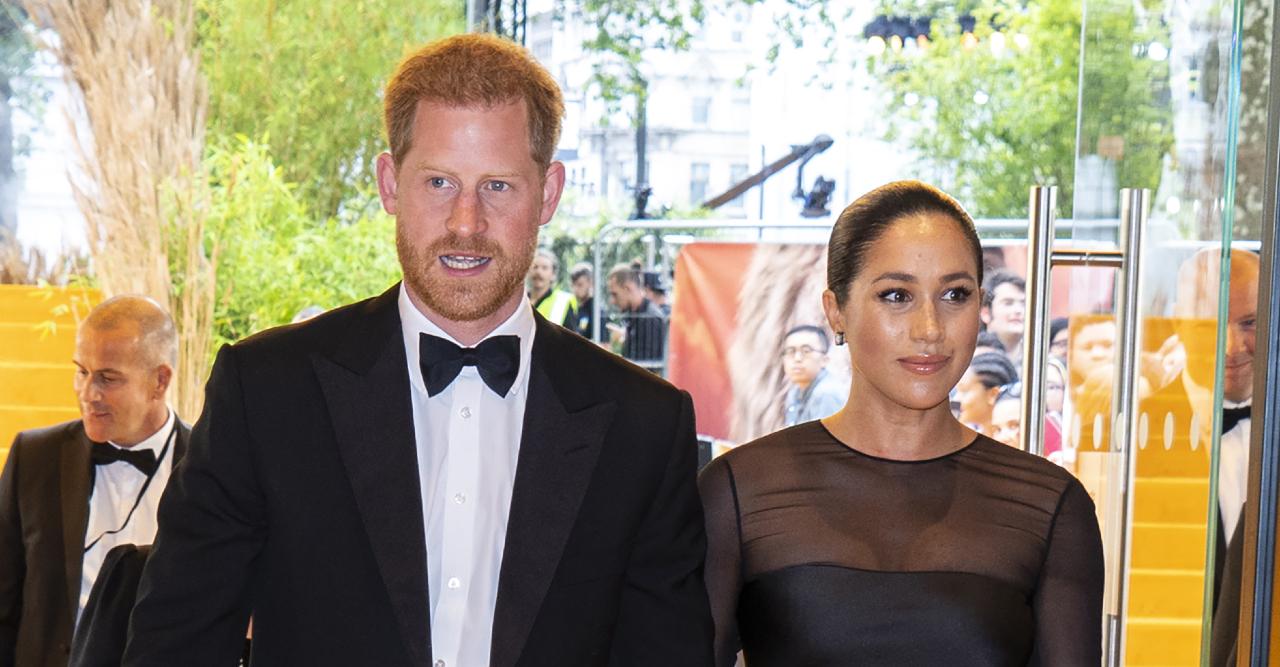 prince harry naacp awards meghan markle body language