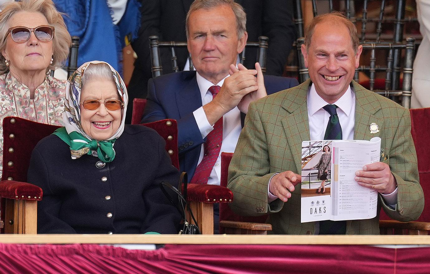 queen at day two of the royal windsor horse show