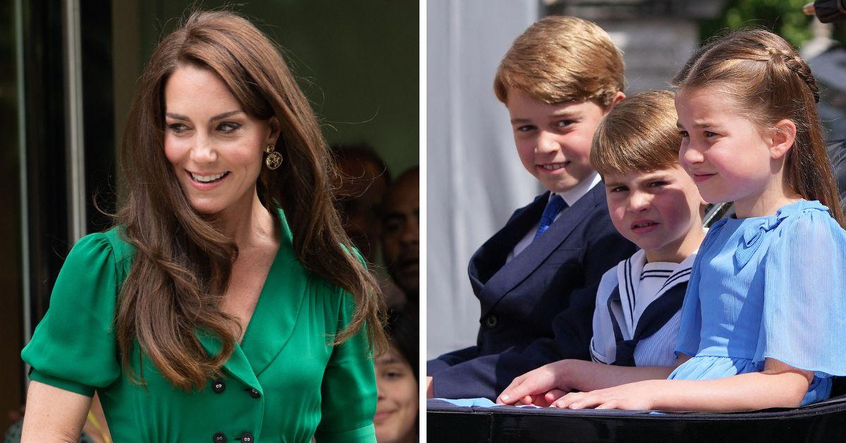 kate middleton and her three children