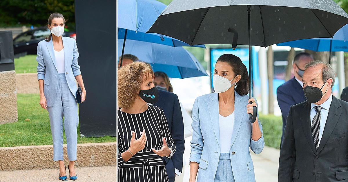 queen letizia attends event in madrid spain