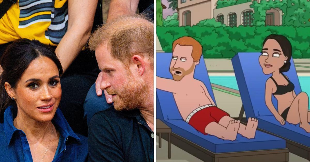 meghan markle and prince harry in family guy