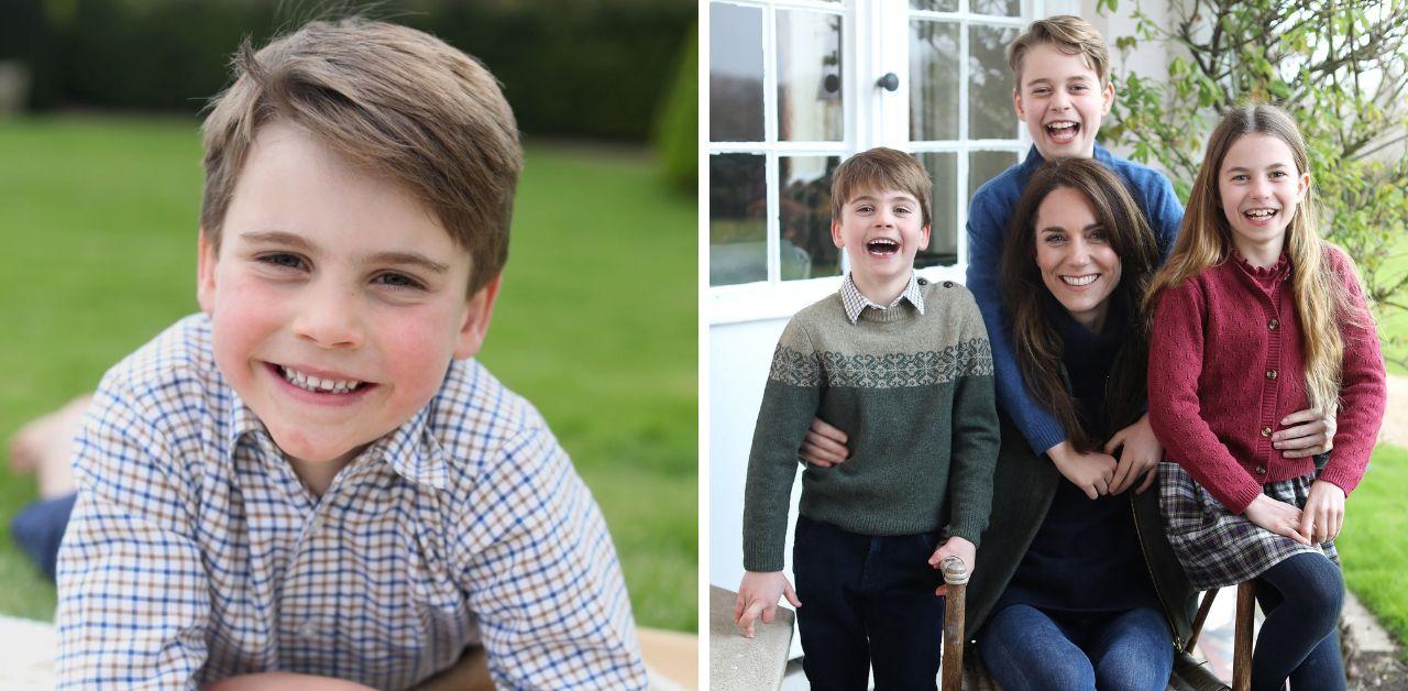 prince louis smiles birthday portrait kate middleton photo scandal