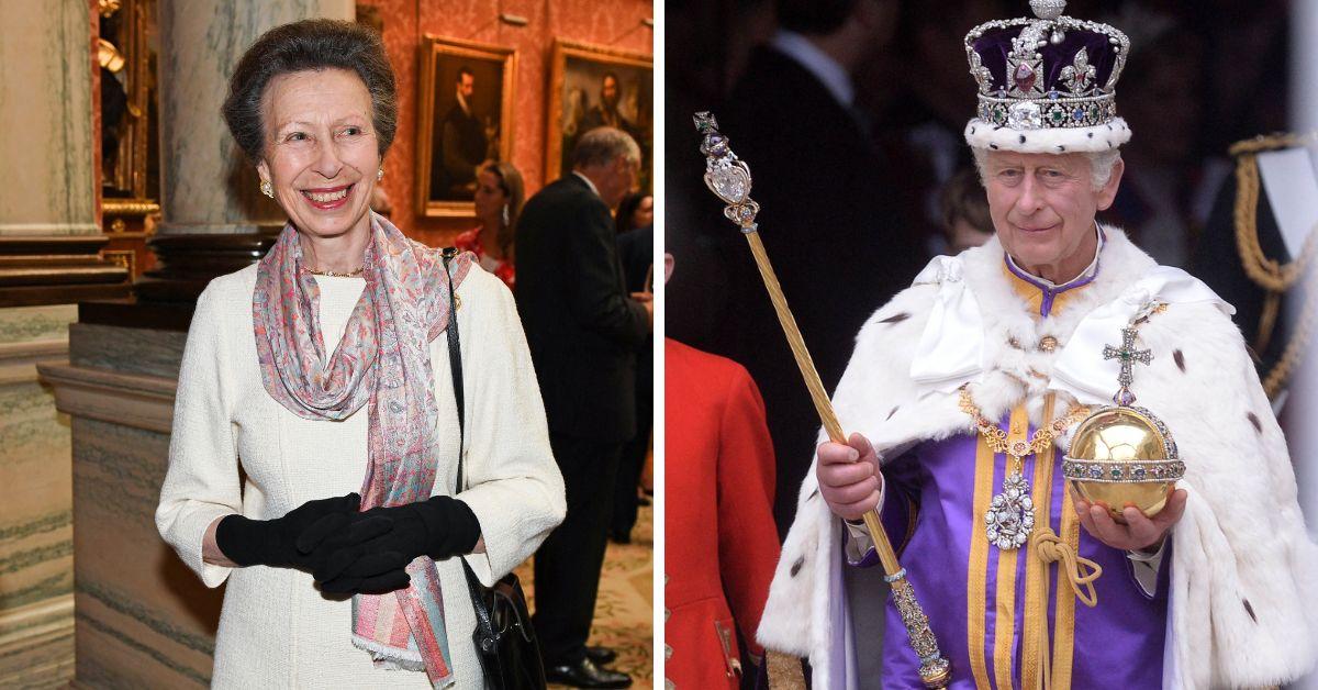 Princess Anne & King Charles Share An 'Affectionate Moment' In Program