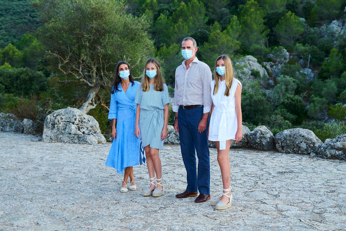 queen letizia family visit sierra de tramuntana and the lluc sanctuary