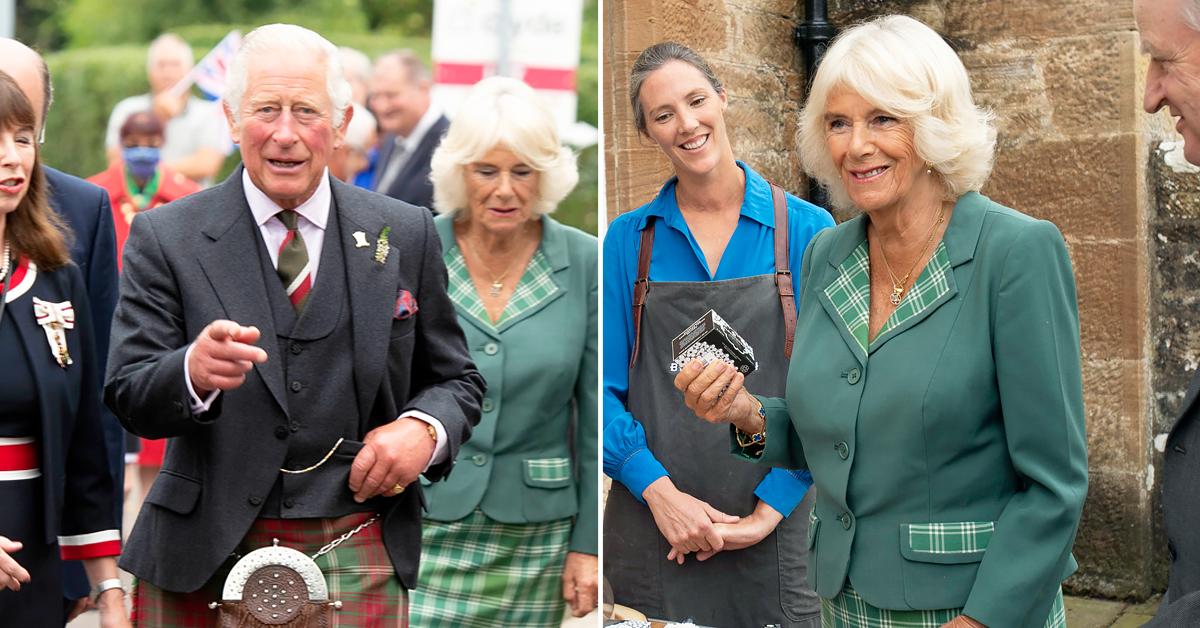 prince charles duchess camilla scotland alloway main street robert burns cottage south ayrshire womens aid tro