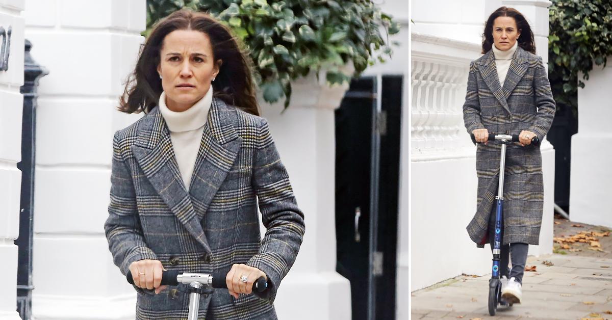 pippa middleton on a scooter tro