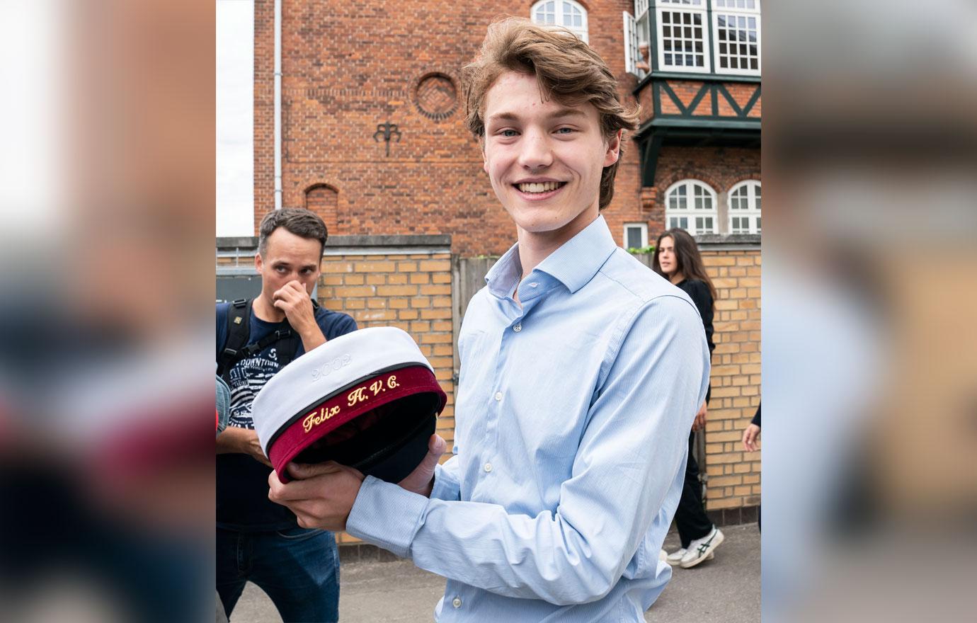 prince felix of denmark graduated from high school