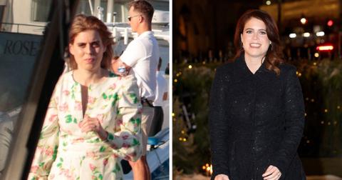 Princesses Beatrice & Eugenie 'Might Leak Something' To Meghan & Harry