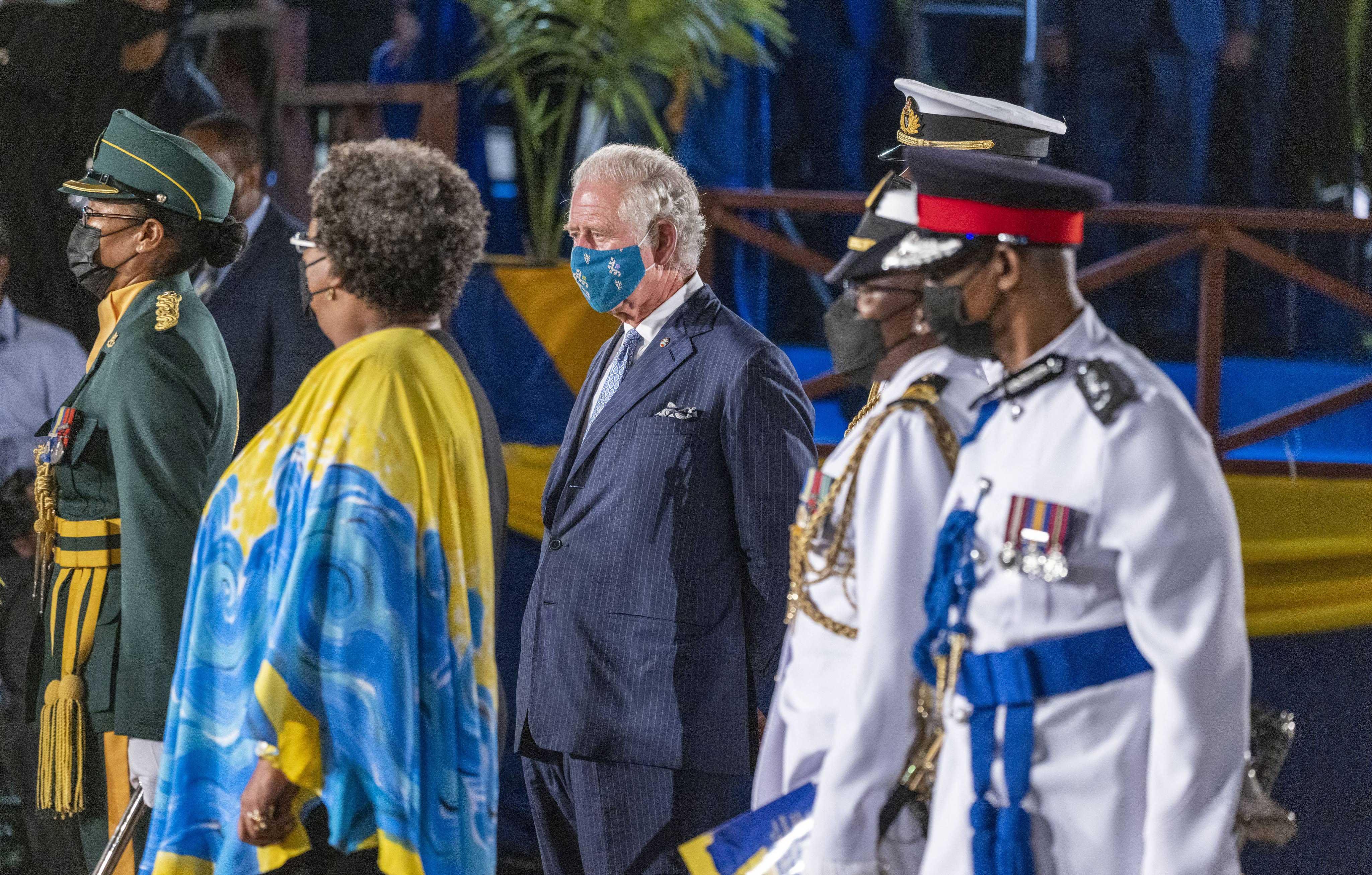 Rihanna and Prince Charles the Night Barbados Celebrates Becoming