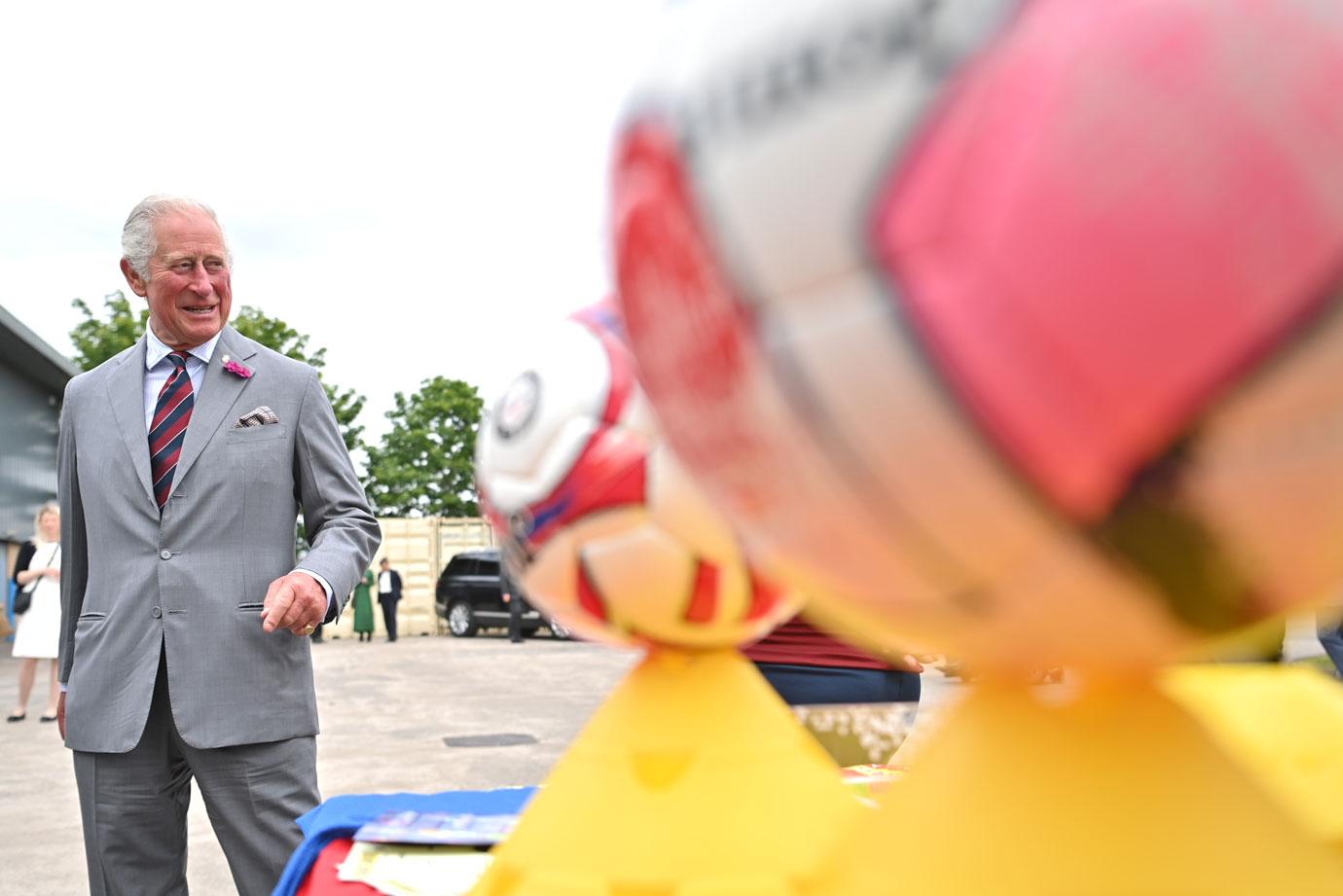 prince charles at sofia gardens cricket ground