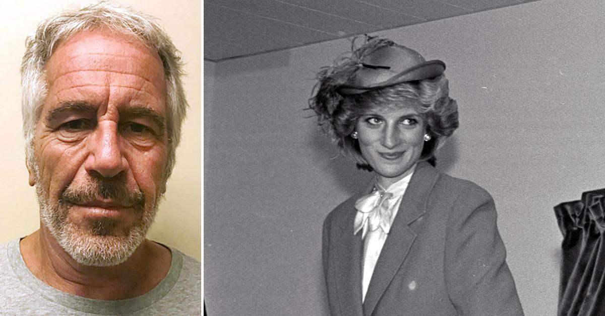 jeffrey epstein allegedly escorted princess diana to events new book claims