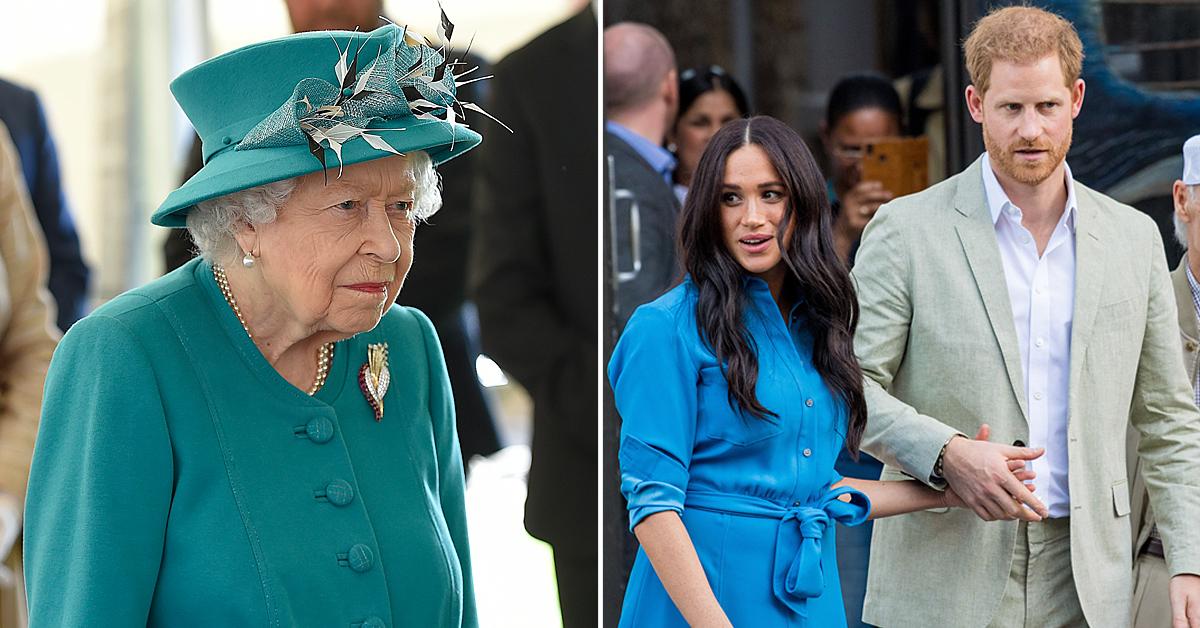 queen elizabeth didnt let meghan markle prince harry own press office final straw