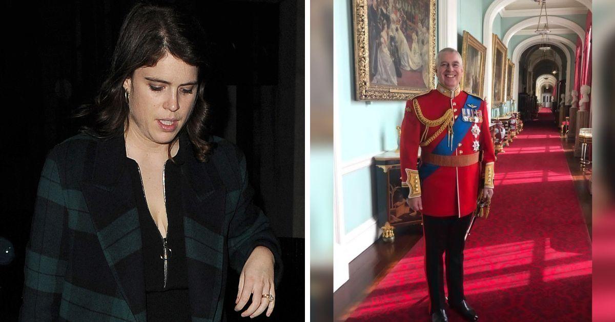 princess eugenie and prince andrew instagram image