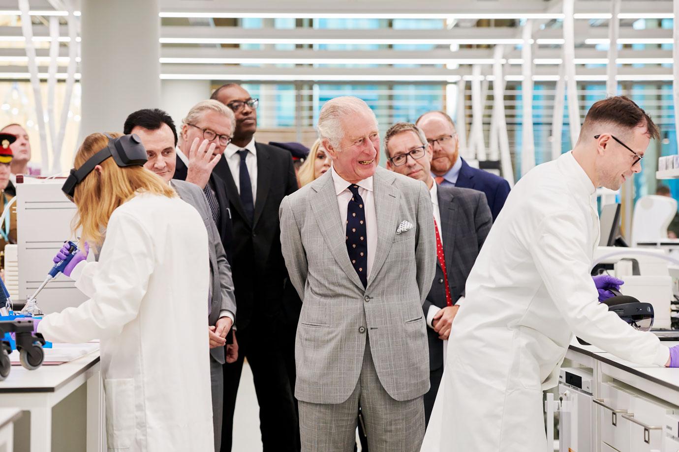 prince charles unveiling astrazeneca new r and d facility in cambridge