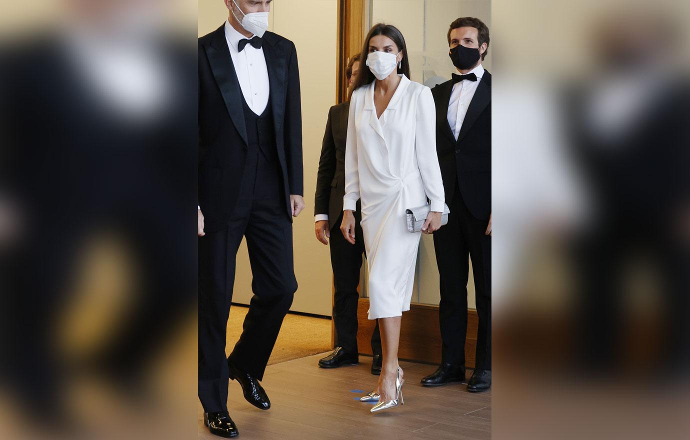 king felipe and queen letizia of spain attend a dinner