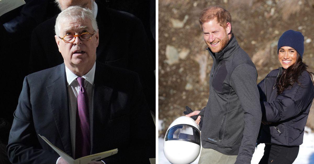 Prince Andrew Downgraded On Royal Website Next To Harry & Meghan