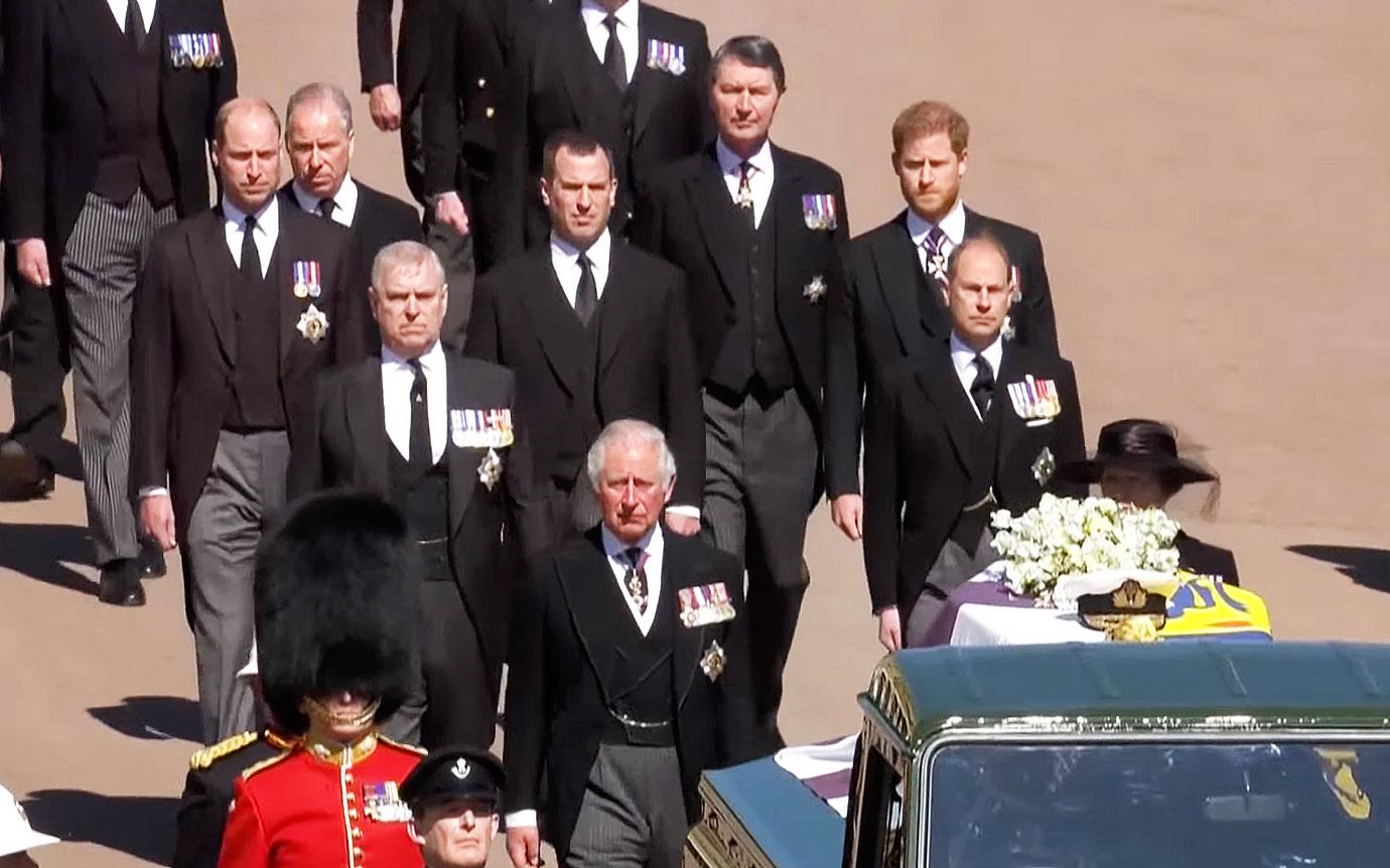 The Royal Family Reunites At Prince Philip's Funeral Photos