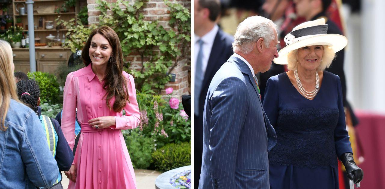 princess kate scolding king charles after royal engagement