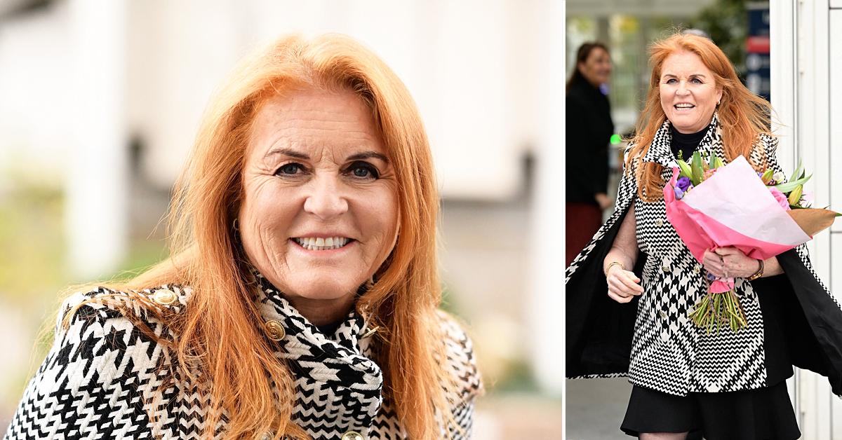 duchess of york sarah ferguson at europe  radio studios