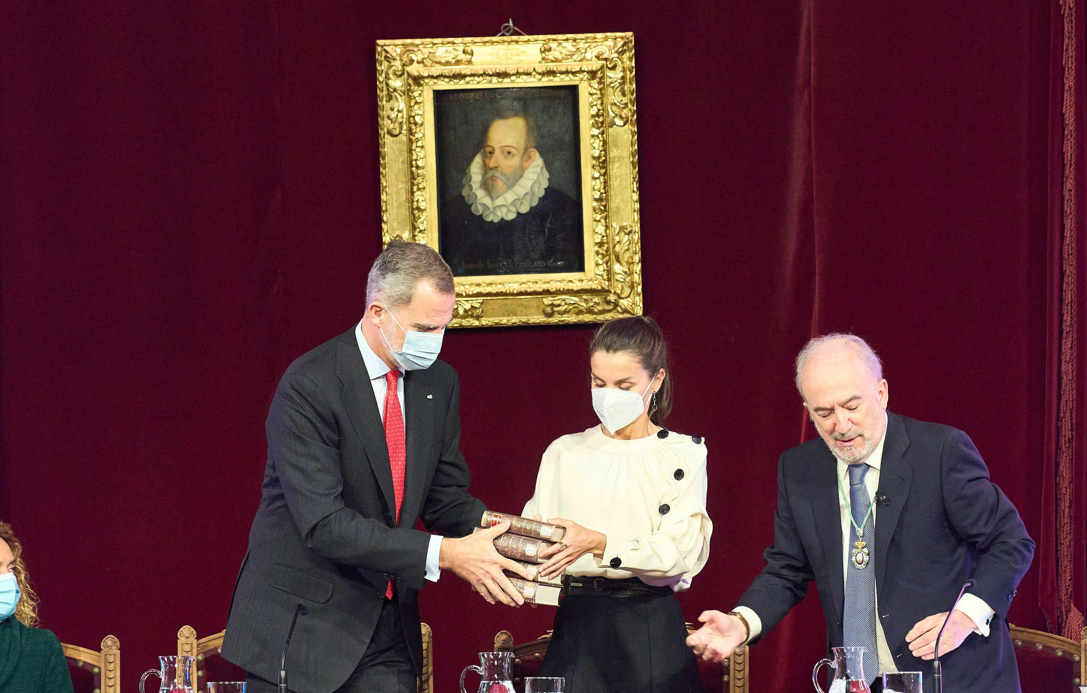 queen letizia and king felipe vi association of spanish language academies