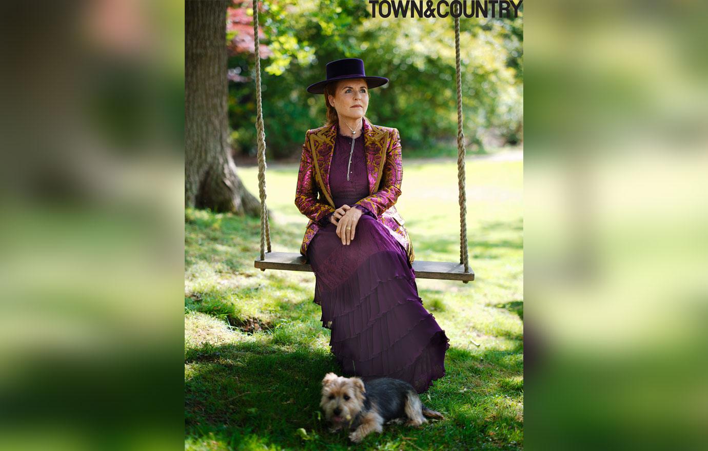 sarah ferguson duchess of york featured on a special digital cover of town and country