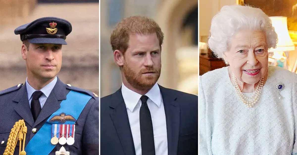 prince william caused prince harry miss queen elizabeth final hours plane pp