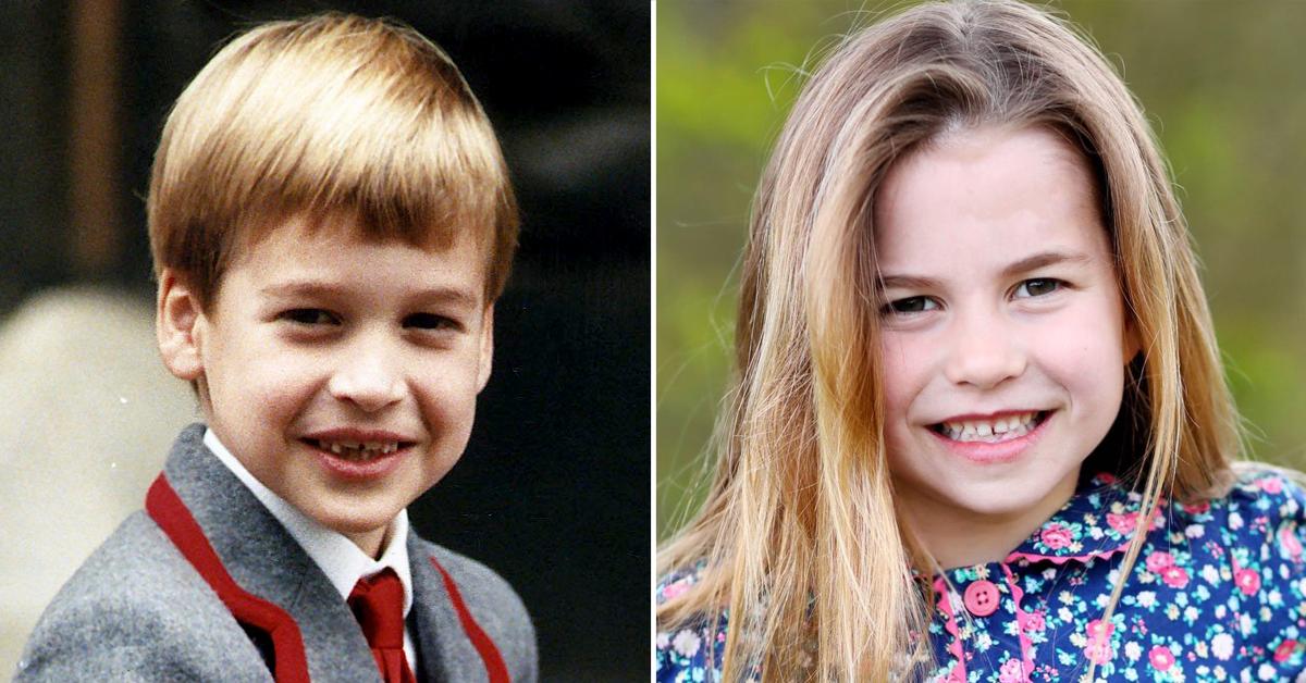 princess charlotte is prince william mini me new birthday portrait