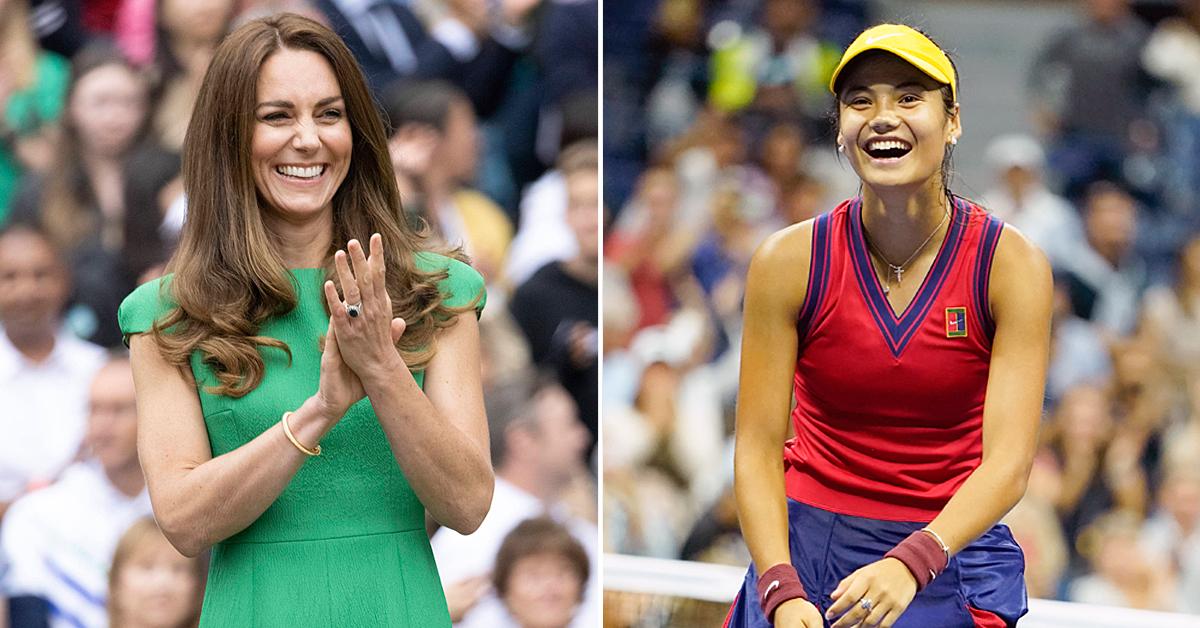 kate middleton rooting for tennis star emma raducanu win us open