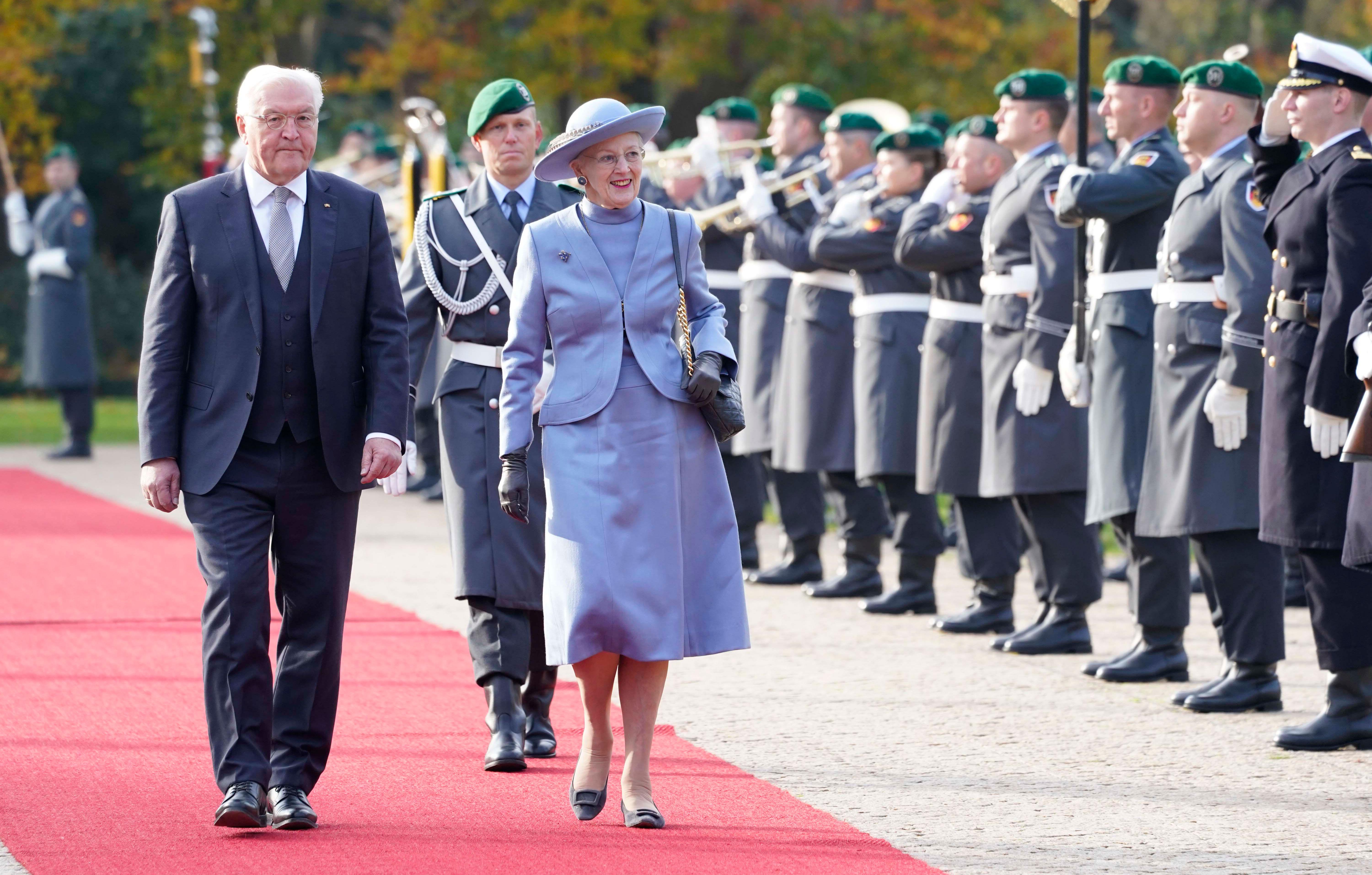 hm queen margrethe and hrh crown prince frederik pay a state visit to germany