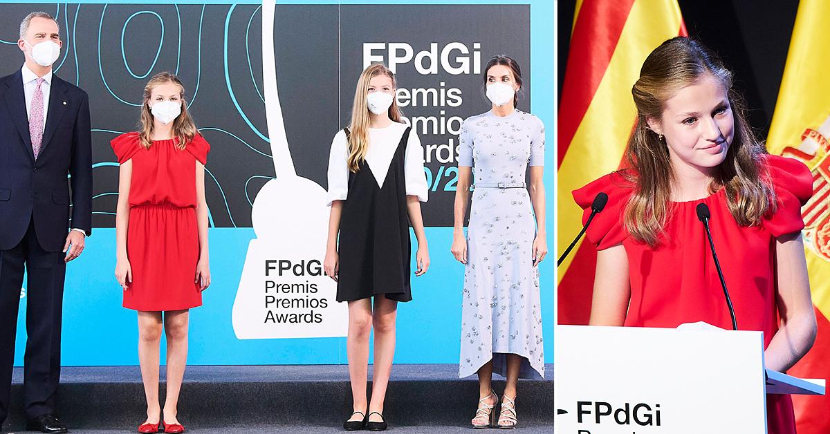 spanish royals attends princess of girona awards award ceremony