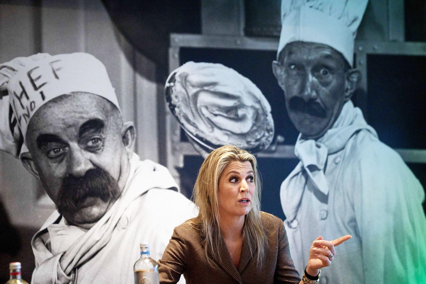 queen maxima visits catering entrepreneurs